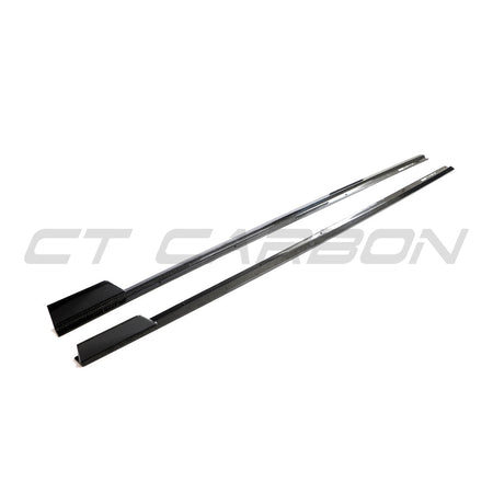 HYUNDAI i30N CARBON FIBRE SIDE SKIRTS - CT DESIGN-Side Skirts-CT CARBON-CT Carbon - High-quality carbon fiber and gloss black aerodynamic parts for premium sports and luxury vehicles.