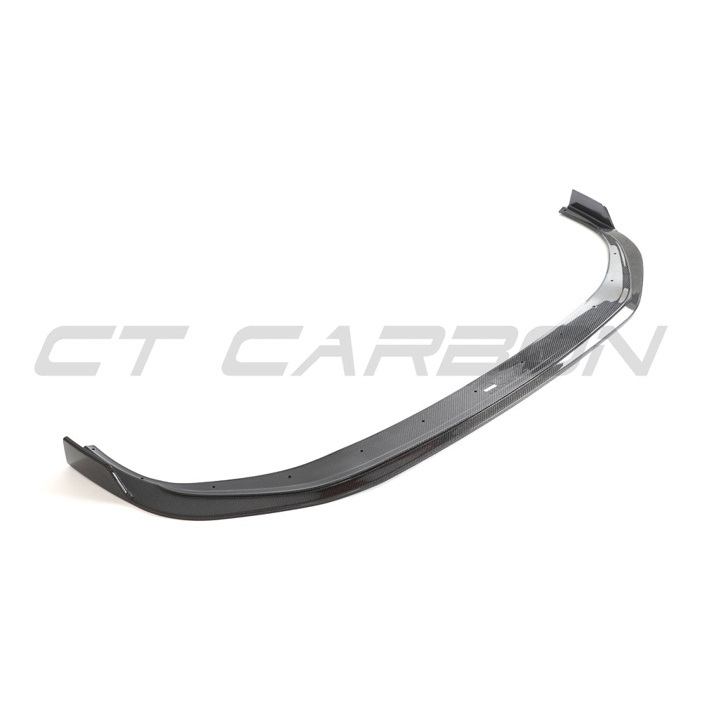 HYUNDAI i30N FRONT CARBON FIBRE SPLITTER (FACELIFT) - CT DESIGN-Splitter-CT CARBON-CT Carbon - High-quality carbon fiber and gloss black aerodynamic parts for premium sports and luxury vehicles.