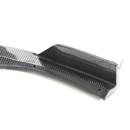 HYUNDAI i30N FRONT CARBON FIBRE SPLITTER (FACELIFT) - CT DESIGN-Splitter-CT CARBON-CT Carbon - High-quality carbon fiber and gloss black aerodynamic parts for premium sports and luxury vehicles.