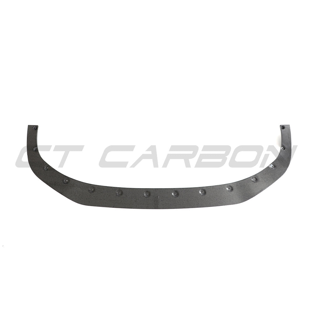 HYUNDAI i30N FRONT CARBON FIBRE SPLITTER (FACELIFT) - CT DESIGN-Splitter-CT CARBON-CT Carbon - High-quality carbon fiber and gloss black aerodynamic parts for premium sports and luxury vehicles.