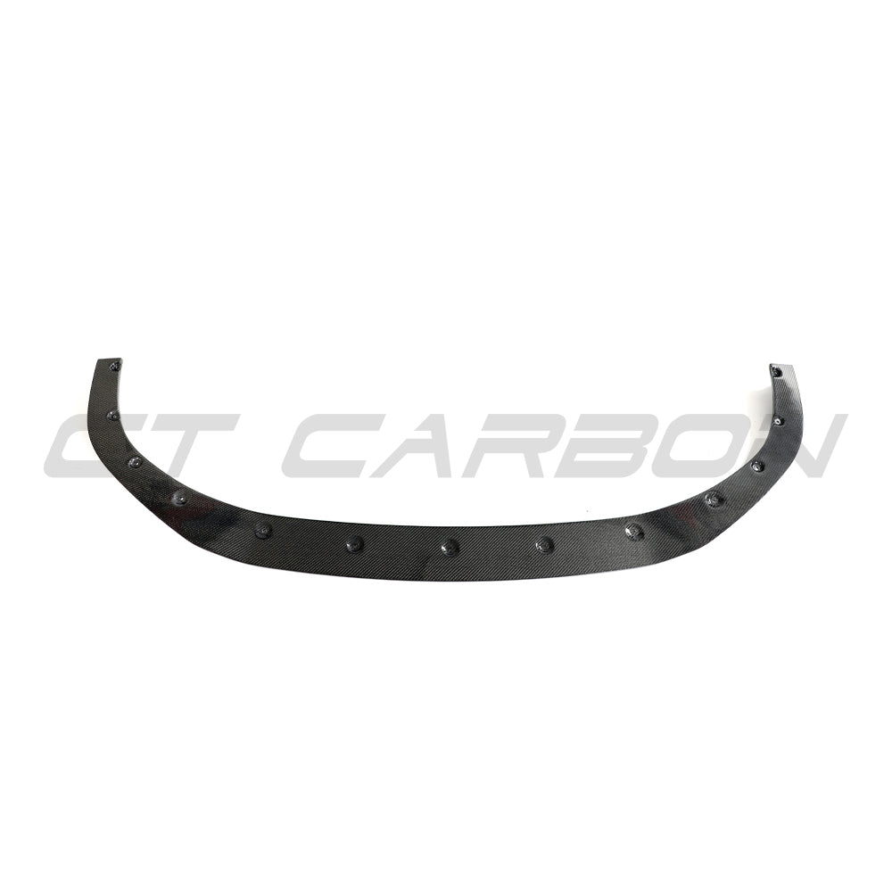HYUNDAI i30N FRONT CARBON FIBRE SPLITTER (PRE-FACELIFT) - CT DESIGN-Splitter-CT CARBON-CT Carbon - High-quality carbon fiber and gloss black aerodynamic parts for premium sports and luxury vehicles.