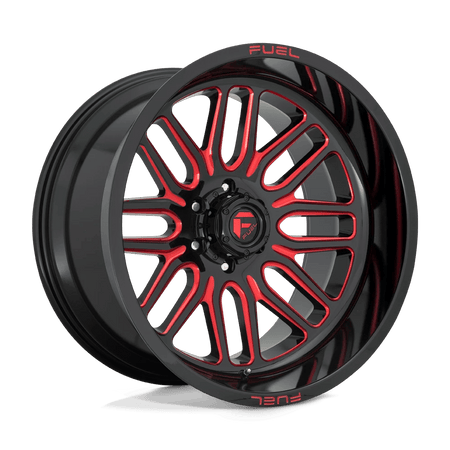 Fuel 1PC D663 IGNITE 22x12 ET-43 6x135 Gloss Black w/ Red Tint