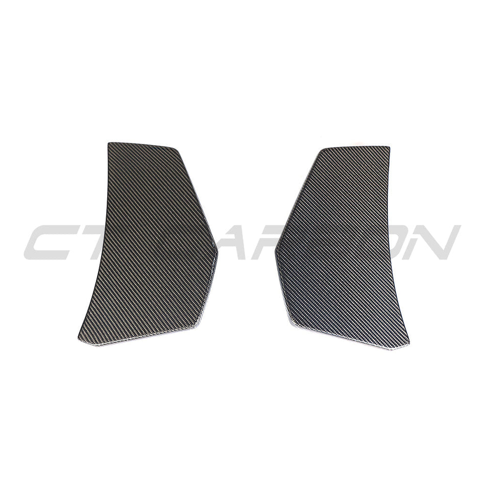 AUDI R8 V10 GEN 2 2015-2019 CARBON FIBRE REAR BUMPER CORNERS
