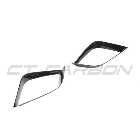 PORSCHE 911 991.2 GTS 2017-2019 CARBON FIBRE BUMPER TRIM-Accessories-CT CARBON-CT Carbon - High-quality carbon fiber and gloss black aerodynamic parts for premium sports and luxury vehicles.