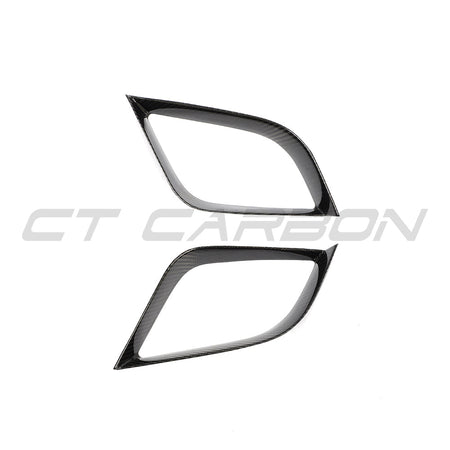 PORSCHE 911 991.2 GTS 2017-2019 CARBON FIBRE BUMPER TRIM-Accessories-CT CARBON-CT Carbon - High-quality carbon fiber and gloss black aerodynamic parts for premium sports and luxury vehicles.