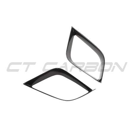 PORSCHE 911 991.2 GTS 2017-2019 CARBON FIBRE BUMPER TRIM-Accessories-CT CARBON-CT Carbon - High-quality carbon fiber and gloss black aerodynamic parts for premium sports and luxury vehicles.