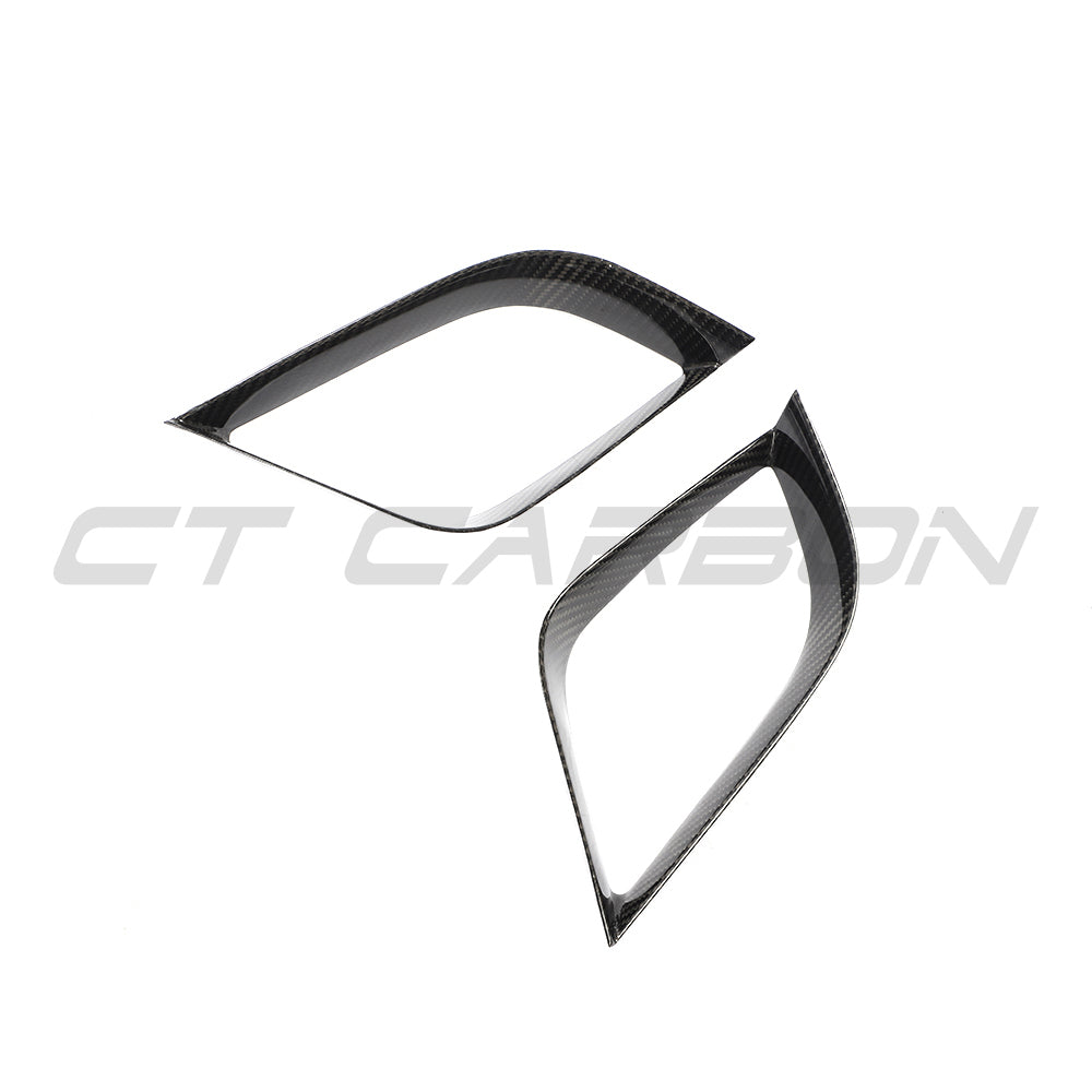 PORSCHE 911 991.2 GTS 2017-2019 CARBON FIBRE BUMPER TRIM-Accessories-CT CARBON-CT Carbon - High-quality carbon fiber and gloss black aerodynamic parts for premium sports and luxury vehicles.