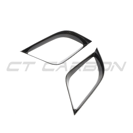 PORSCHE 911 991.2 GTS 2017-2019 CARBON FIBRE BUMPER TRIM-Accessories-CT CARBON-CT Carbon - High-quality carbon fiber and gloss black aerodynamic parts for premium sports and luxury vehicles.