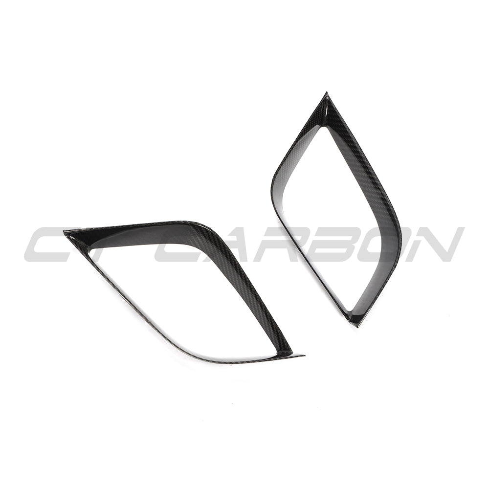 PORSCHE 911 991.2 GTS 2017-2019 CARBON FIBRE BUMPER TRIM-Accessories-CT CARBON-CT Carbon - High-quality carbon fiber and gloss black aerodynamic parts for premium sports and luxury vehicles.