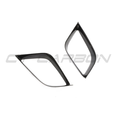 PORSCHE 911 991.2 GTS 2017-2019 CARBON FIBRE BUMPER TRIM-Accessories-CT CARBON-CT Carbon - High-quality carbon fiber and gloss black aerodynamic parts for premium sports and luxury vehicles.