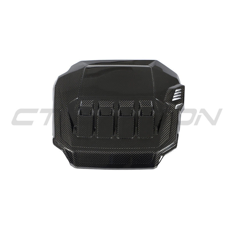 VW GOLF MK8 2020+ GTI CARBON FIBRE ENGINE COVER