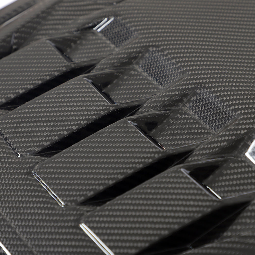 VW GOLF MK8 2020+ GTI CARBON FIBRE ENGINE COVER-Accessories-CT CARBON-CT Carbon - High-quality carbon fiber and gloss black aerodynamic parts for premium sports and luxury vehicles.