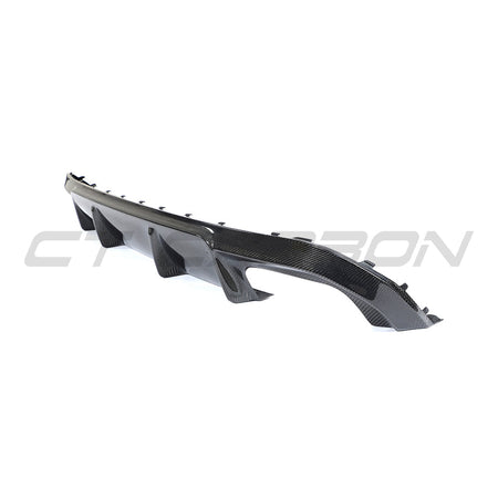 BMW 4 SERIES 2020+ G26 CARBON FIBRE DIFFUSER-Diffuser-CT CARBON-CT Carbon - High-quality carbon fiber and gloss black aerodynamic parts for premium sports and luxury vehicles.