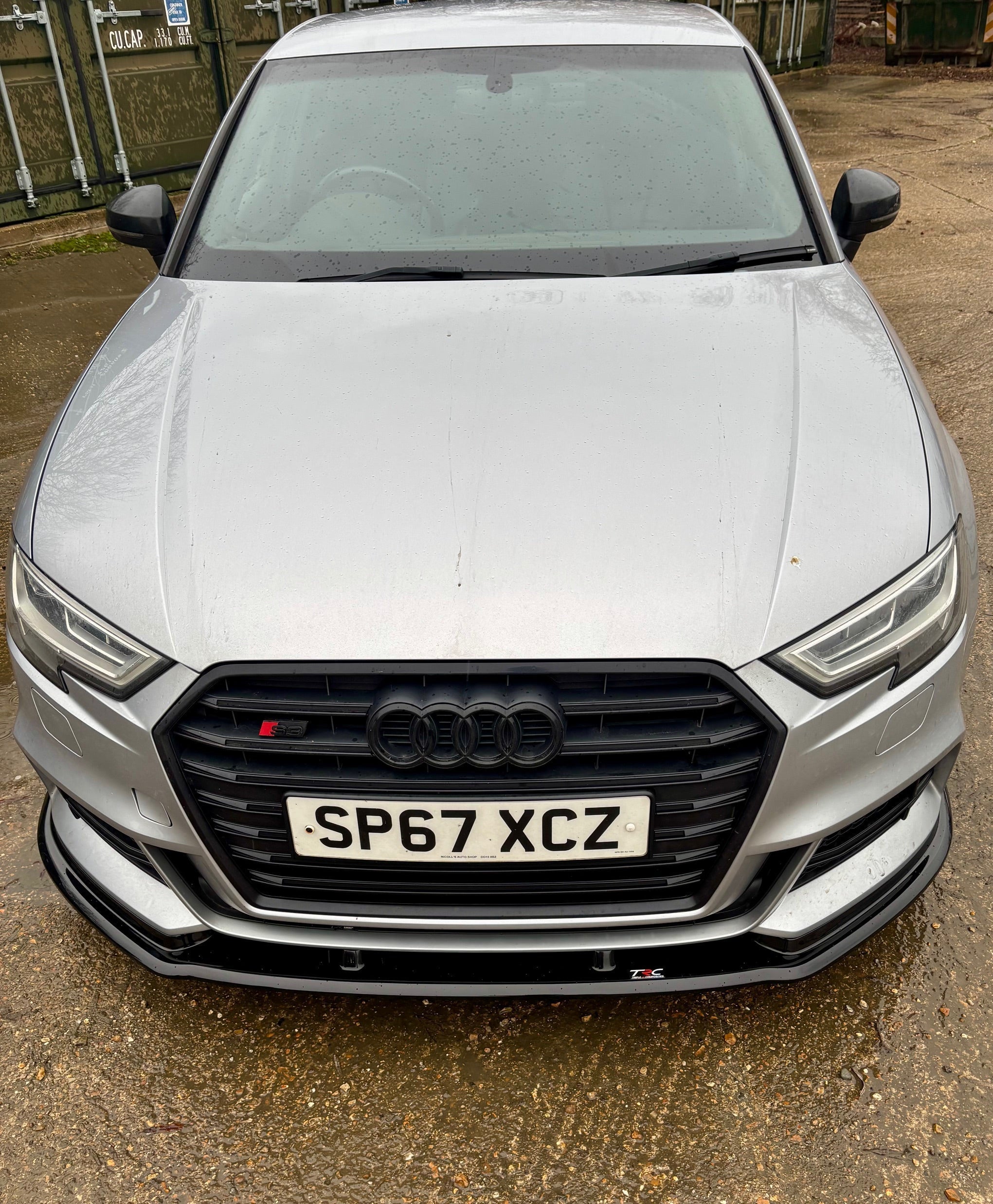 Audi A3 S-Line 8V Facelift Saloon - Front Splitter