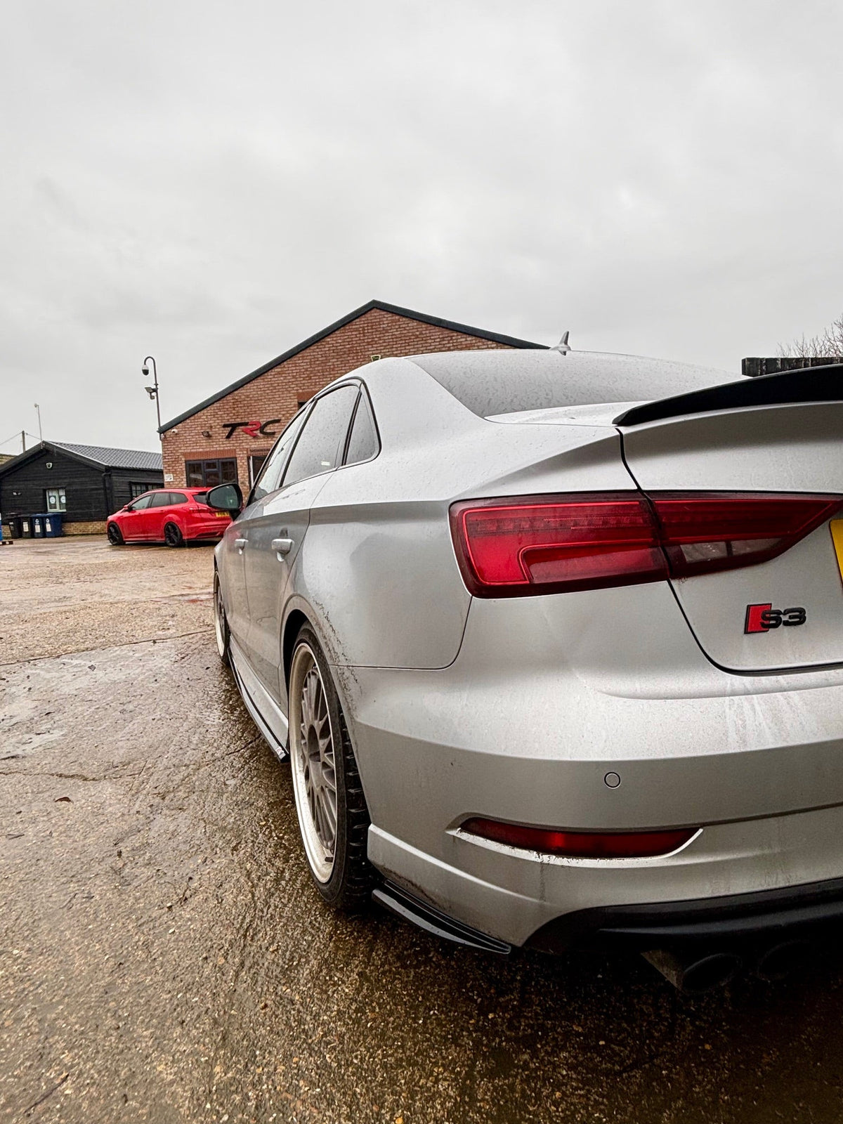 Audi S3 8V Facelift Saloon - Side Skirt Splitters