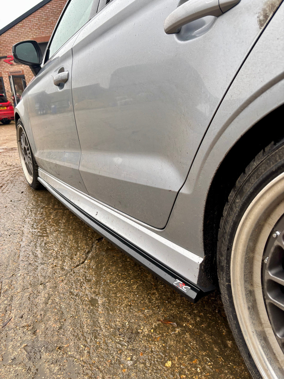 Audi S3 8V Facelift Saloon - Side Skirt Splitters