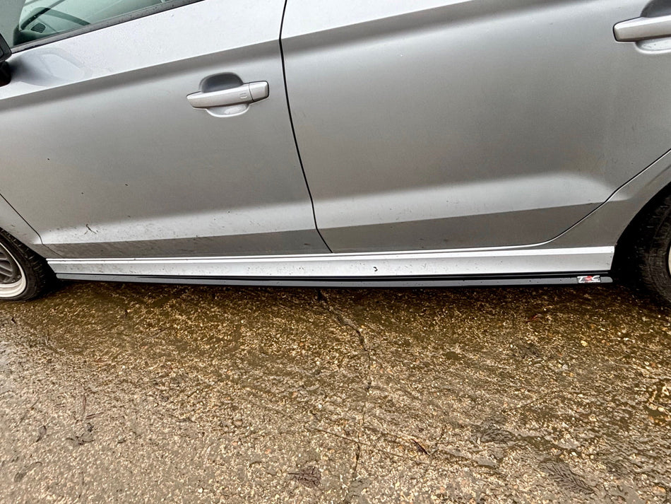 Audi A3 S-Line 8V Facelift Saloon - Side Skirt Splitters