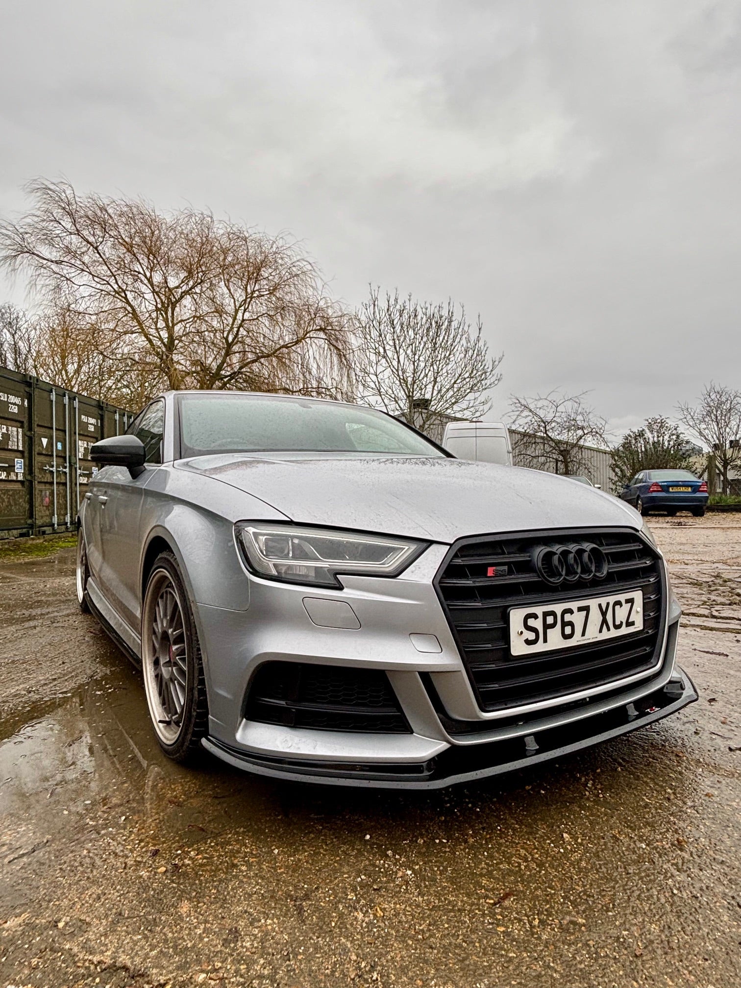 Audi A3 S-Line 8V Facelift Saloon - Front Splitter