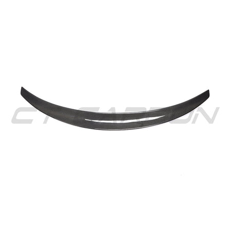 TESLA MODEL 3 2017-2023 CARBON FIBRE SPOILER - V3-Spoiler-CT CARBON-CT Carbon - High-quality carbon fiber and gloss black aerodynamic parts for premium sports and luxury vehicles.