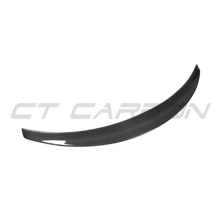 TESLA MODEL 3 2017-2023 CARBON FIBRE SPOILER - V3-Spoiler-CT CARBON-CT Carbon - High-quality carbon fiber and gloss black aerodynamic parts for premium sports and luxury vehicles.