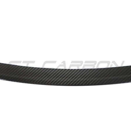 TESLA MODEL S 2013+ CARBON FIBRE SPOILER - V1-Spoiler-CT CARBON-CT Carbon - High-quality carbon fiber and gloss black aerodynamic parts for premium sports and luxury vehicles.