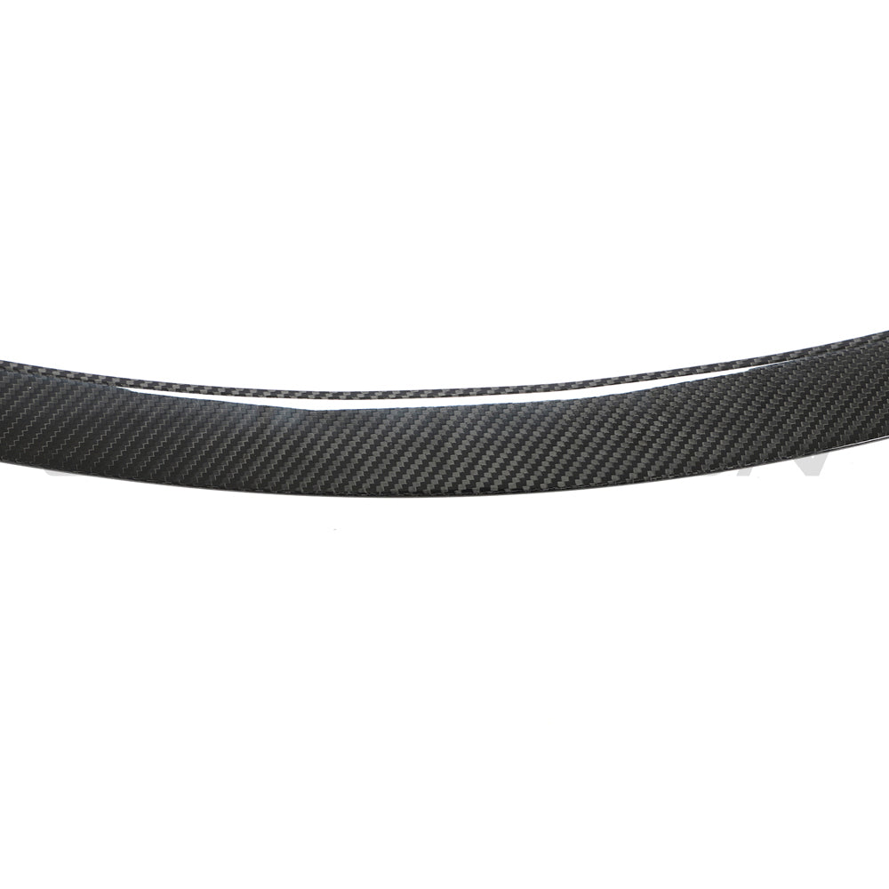 TESLA MODEL S 2013+ CARBON FIBRE SPOILER - V1-Spoiler-CT CARBON-CT Carbon - High-quality carbon fiber and gloss black aerodynamic parts for premium sports and luxury vehicles.