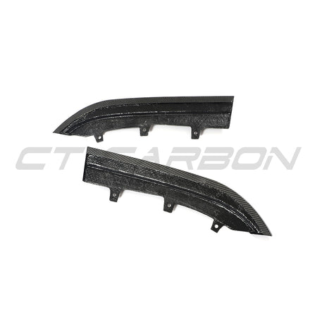 BMW 4 SERIES 2020+ G22/G23 QUAD TIP CARBON FIBRE DIFFUSER-Diffuser-CT CARBON-CT Carbon - High-quality carbon fiber and gloss black aerodynamic parts for premium sports and luxury vehicles.