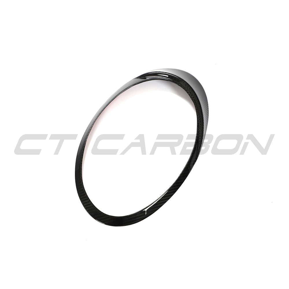 PORSCHE 991 911 2012-2021 CARBON FIBRE HEADLIGHT EYEBROWS-Accessories-CT CARBON-CT Carbon - High-quality carbon fiber and gloss black aerodynamic parts for premium sports and luxury vehicles.