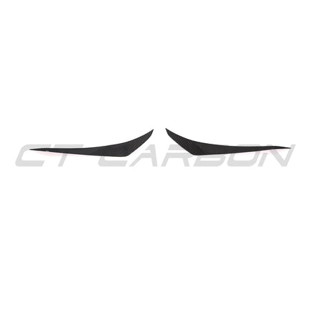 PORSCHE 911 991.1 2013-2016 TURBO CARBON FIBRE CANARDS-Accessories-CT CARBON-CT Carbon - High-quality carbon fiber and gloss black aerodynamic parts for premium sports and luxury vehicles.
