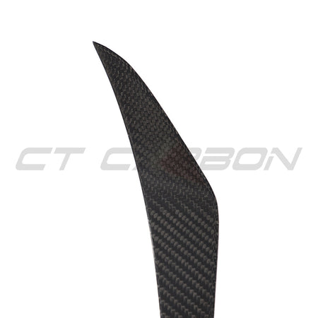 PORSCHE 911 991.1 2013-2016 TURBO CARBON FIBRE CANARDS-Accessories-CT CARBON-CT Carbon - High-quality carbon fiber and gloss black aerodynamic parts for premium sports and luxury vehicles.