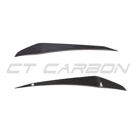 PORSCHE 911 991.1 2013-2016 TURBO CARBON FIBRE CANARDS-Accessories-CT CARBON-CT Carbon - High-quality carbon fiber and gloss black aerodynamic parts for premium sports and luxury vehicles.