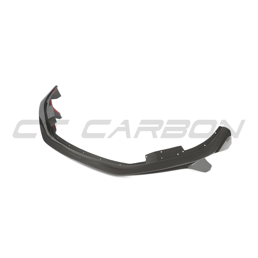 AUDI R8 V10 GEN 2.5 CARBON FIBRE SPLITTER - CT DESIGN-Splitter-CT CARBON-CT Carbon - High-quality carbon fiber and gloss black aerodynamic parts for premium sports and luxury vehicles.
