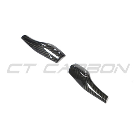 TESLA MODEL 3 & Y 2017+ CARBON FIBRE STALK COVER-Accessories-CT CARBON-CT Carbon - High-quality carbon fiber and gloss black aerodynamic parts for premium sports and luxury vehicles.
