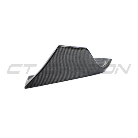 TOYOTA SUPRA 2019+ A90 CARBON FIBRE FRONT BUMPER CORNERS-Accessories-CT CARBON-CT Carbon - High-quality carbon fiber and gloss black aerodynamic parts for premium sports and luxury vehicles.