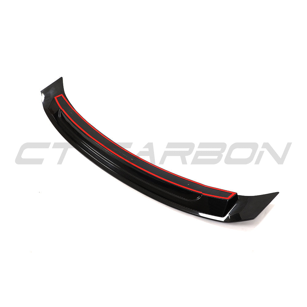 PORSCHE 911 991.2 GTS/CARRERA/ TARGA 2017-2019 CARBON FIBRE SPOILER-Spoiler-CT CARBON-CT Carbon - High-quality carbon fiber and gloss black aerodynamic parts for premium sports and luxury vehicles.