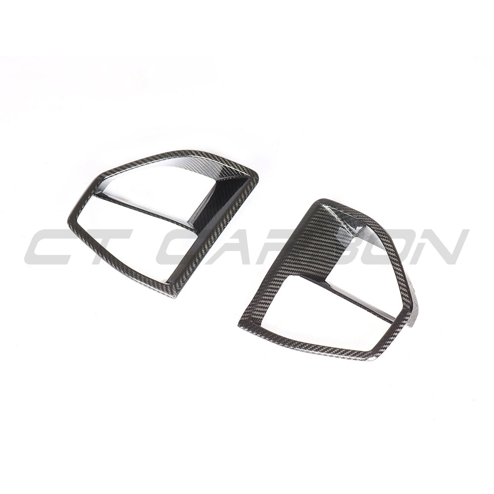 BMW G05 X5 2019-2023 CARBON FIBRE FRONT VENT ADD ON-Accessories-CT CARBON-CT Carbon - High-quality carbon fiber and gloss black aerodynamic parts for premium sports and luxury vehicles.