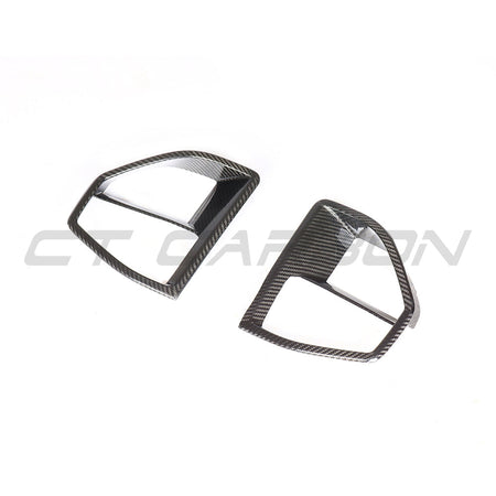 BMW G05 X5 2019-2023 CARBON FIBRE FRONT VENT ADD ON-Accessories-CT CARBON-CT Carbon - High-quality carbon fiber and gloss black aerodynamic parts for premium sports and luxury vehicles.