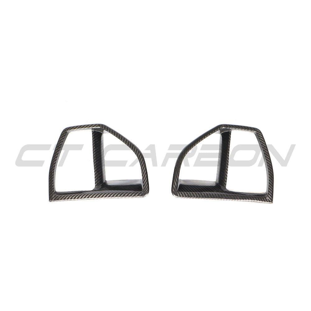 BMW G05 X5 2019-2023 CARBON FIBRE FRONT VENT ADD ON-Accessories-CT CARBON-CT Carbon - High-quality carbon fiber and gloss black aerodynamic parts for premium sports and luxury vehicles.