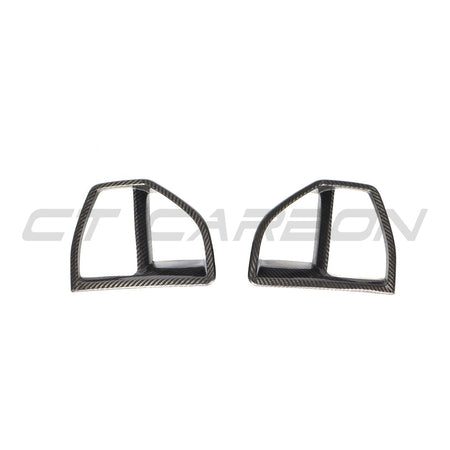 BMW G05 X5 2019-2023 CARBON FIBRE FRONT VENT ADD ON-Accessories-CT CARBON-CT Carbon - High-quality carbon fiber and gloss black aerodynamic parts for premium sports and luxury vehicles.