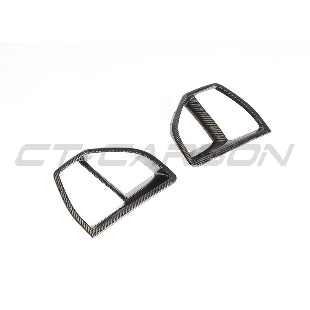 BMW G05 X5 2019-2023 CARBON FIBRE FRONT VENT ADD ON-Accessories-CT CARBON-CT Carbon - High-quality carbon fiber and gloss black aerodynamic parts for premium sports and luxury vehicles.