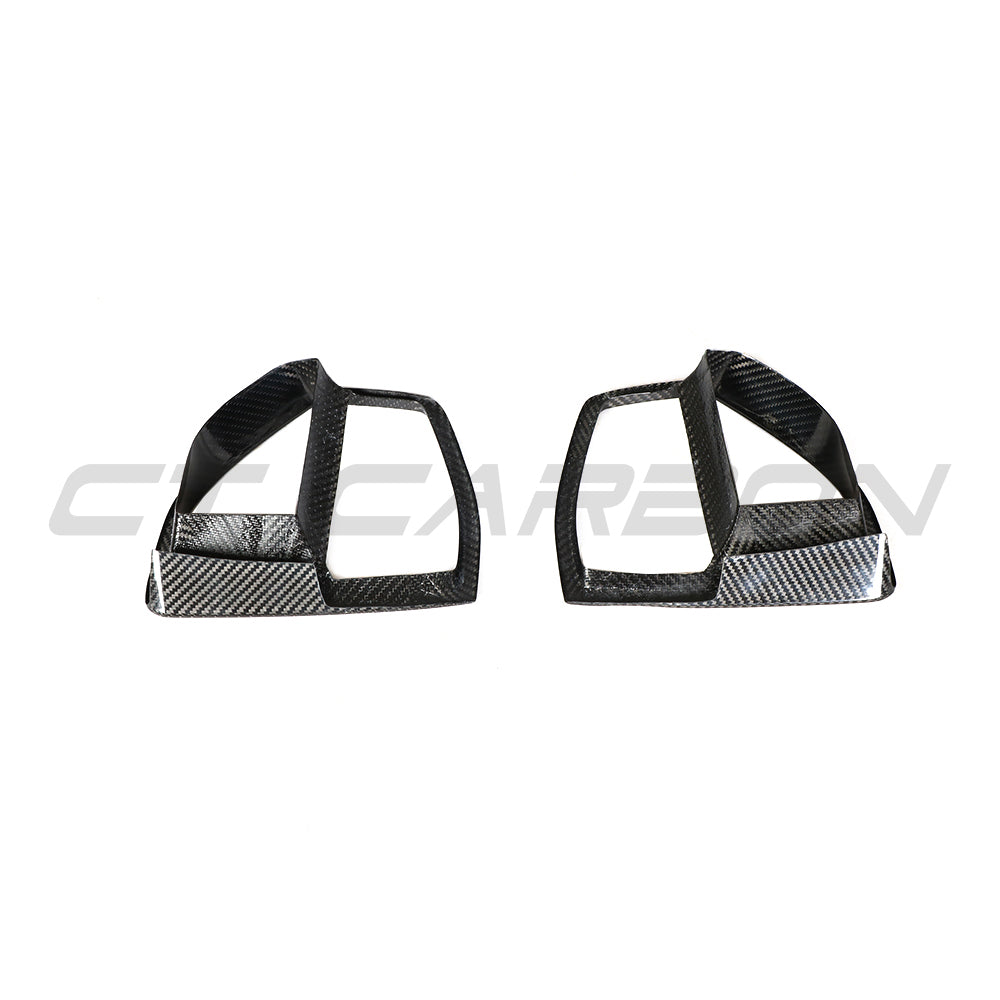 BMW G05 X5 2019-2023 CARBON FIBRE FRONT VENT ADD ON-Accessories-CT CARBON-CT Carbon - High-quality carbon fiber and gloss black aerodynamic parts for premium sports and luxury vehicles.