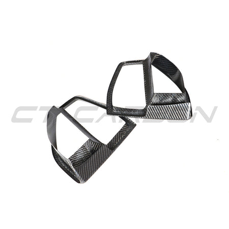 BMW G05 X5 2019-2023 CARBON FIBRE FRONT VENT ADD ON-Accessories-CT CARBON-CT Carbon - High-quality carbon fiber and gloss black aerodynamic parts for premium sports and luxury vehicles.