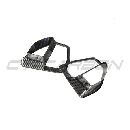 BMW G05 X5 2019-2023 CARBON FIBRE FRONT VENT ADD ON-Accessories-CT CARBON-CT Carbon - High-quality carbon fiber and gloss black aerodynamic parts for premium sports and luxury vehicles.