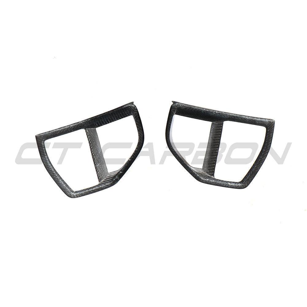BMW G05 X5 2019-2023 CARBON FIBRE FRONT VENT ADD ON-Accessories-CT CARBON-CT Carbon - High-quality carbon fiber and gloss black aerodynamic parts for premium sports and luxury vehicles.