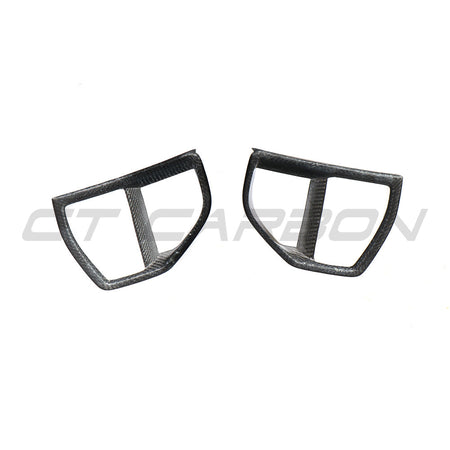 BMW G05 X5 2019-2023 CARBON FIBRE FRONT VENT ADD ON-Accessories-CT CARBON-CT Carbon - High-quality carbon fiber and gloss black aerodynamic parts for premium sports and luxury vehicles.