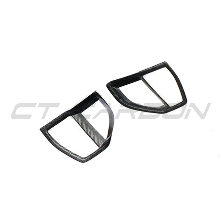 BMW G05 X5 2019-2023 CARBON FIBRE FRONT VENT ADD ON-Accessories-CT CARBON-CT Carbon - High-quality carbon fiber and gloss black aerodynamic parts for premium sports and luxury vehicles.