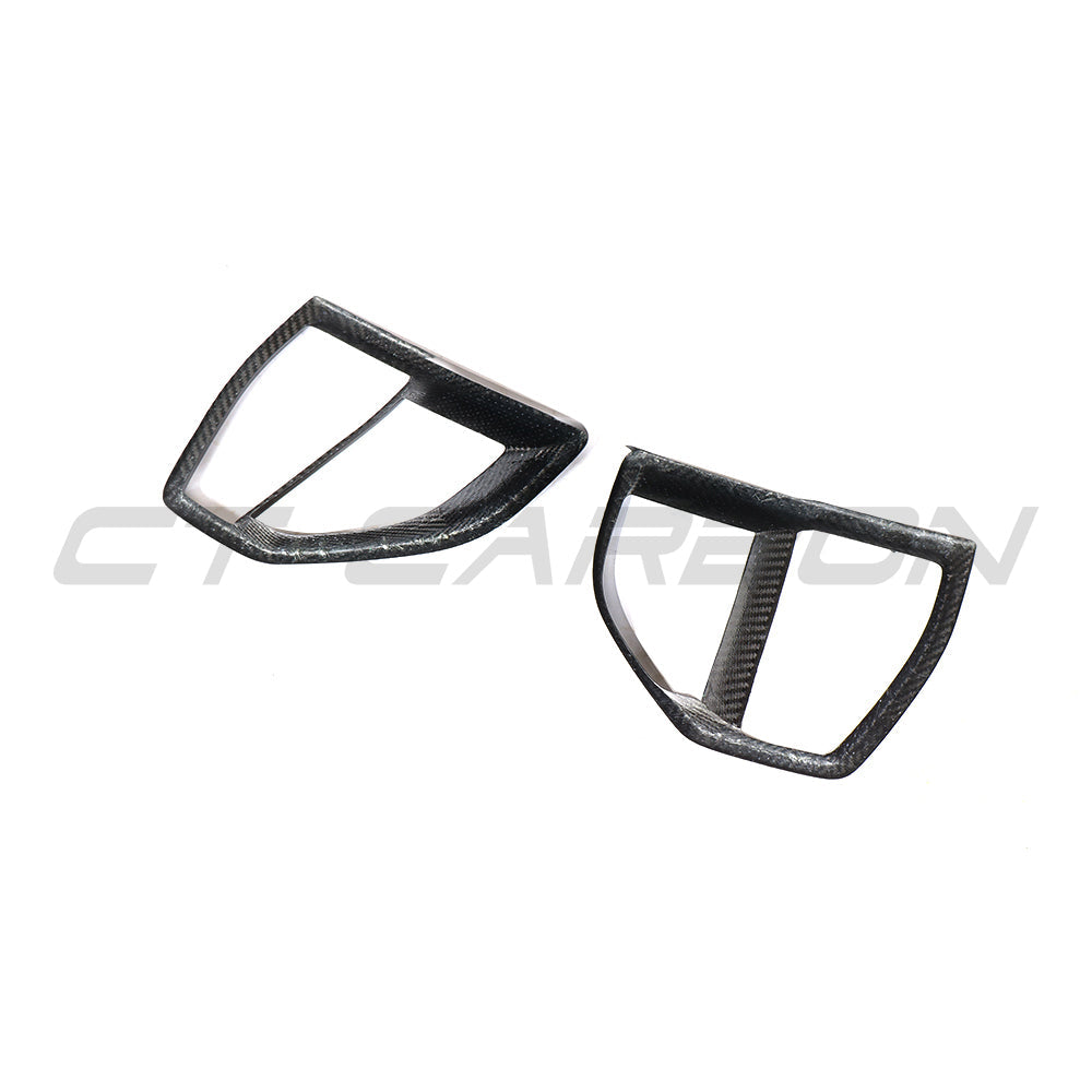 BMW G05 X5 2019-2023 CARBON FIBRE FRONT VENT ADD ON-Accessories-CT CARBON-CT Carbon - High-quality carbon fiber and gloss black aerodynamic parts for premium sports and luxury vehicles.