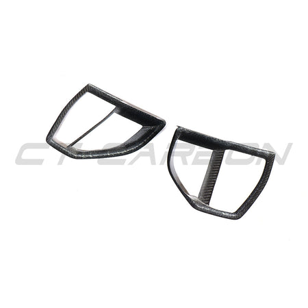 BMW G05 X5 2019-2023 CARBON FIBRE FRONT VENT ADD ON-Accessories-CT CARBON-CT Carbon - High-quality carbon fiber and gloss black aerodynamic parts for premium sports and luxury vehicles.