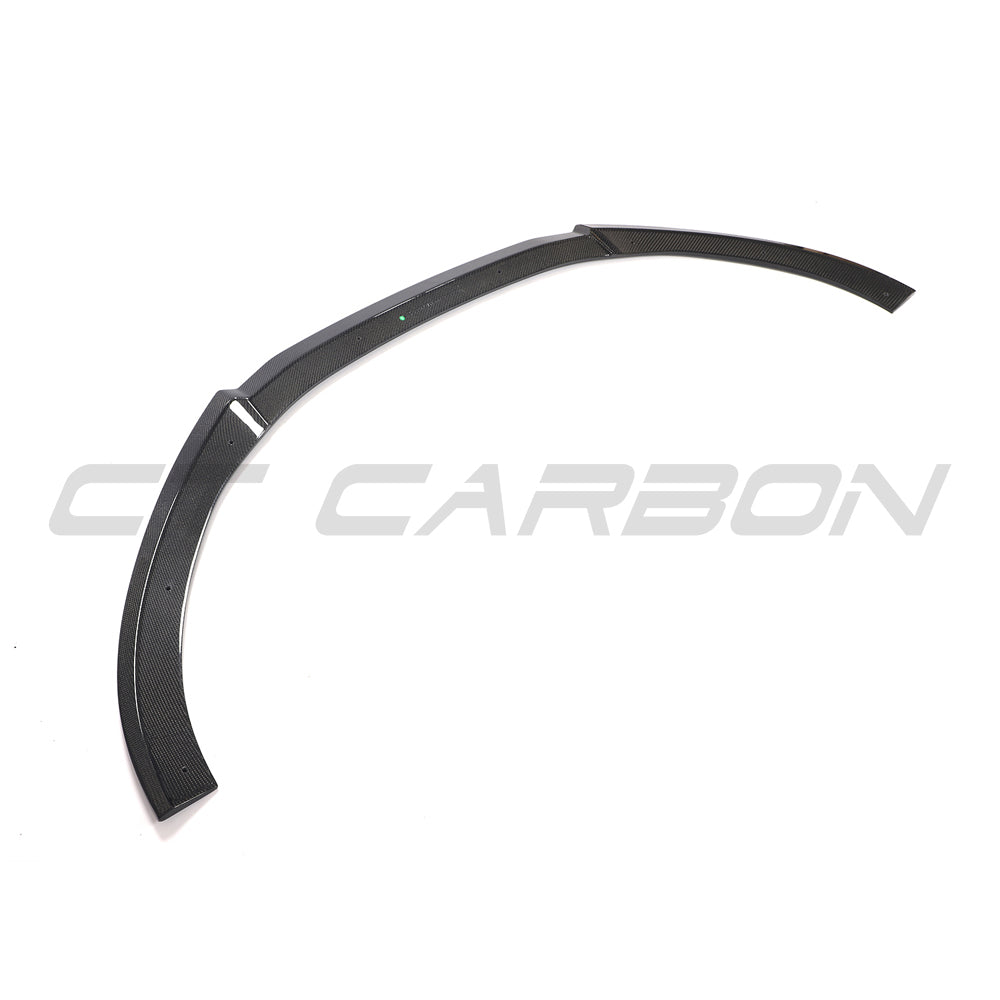 AUDI RS6 C7/C7.5 2013-2018 CARBON FIBRE SPLITTER-Splitter-CT CARBON-CT Carbon - High-quality carbon fiber and gloss black aerodynamic parts for premium sports and luxury vehicles.
