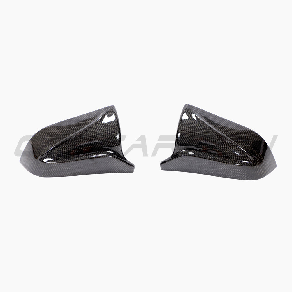 TESLA MODEL 3 2017+ CARBON FIBRE MIRRORS - V2-Accessories-CT CARBON-CT Carbon - High-quality carbon fiber and gloss black aerodynamic parts for premium sports and luxury vehicles.